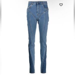 Mugler Blue Skinny Jeans
